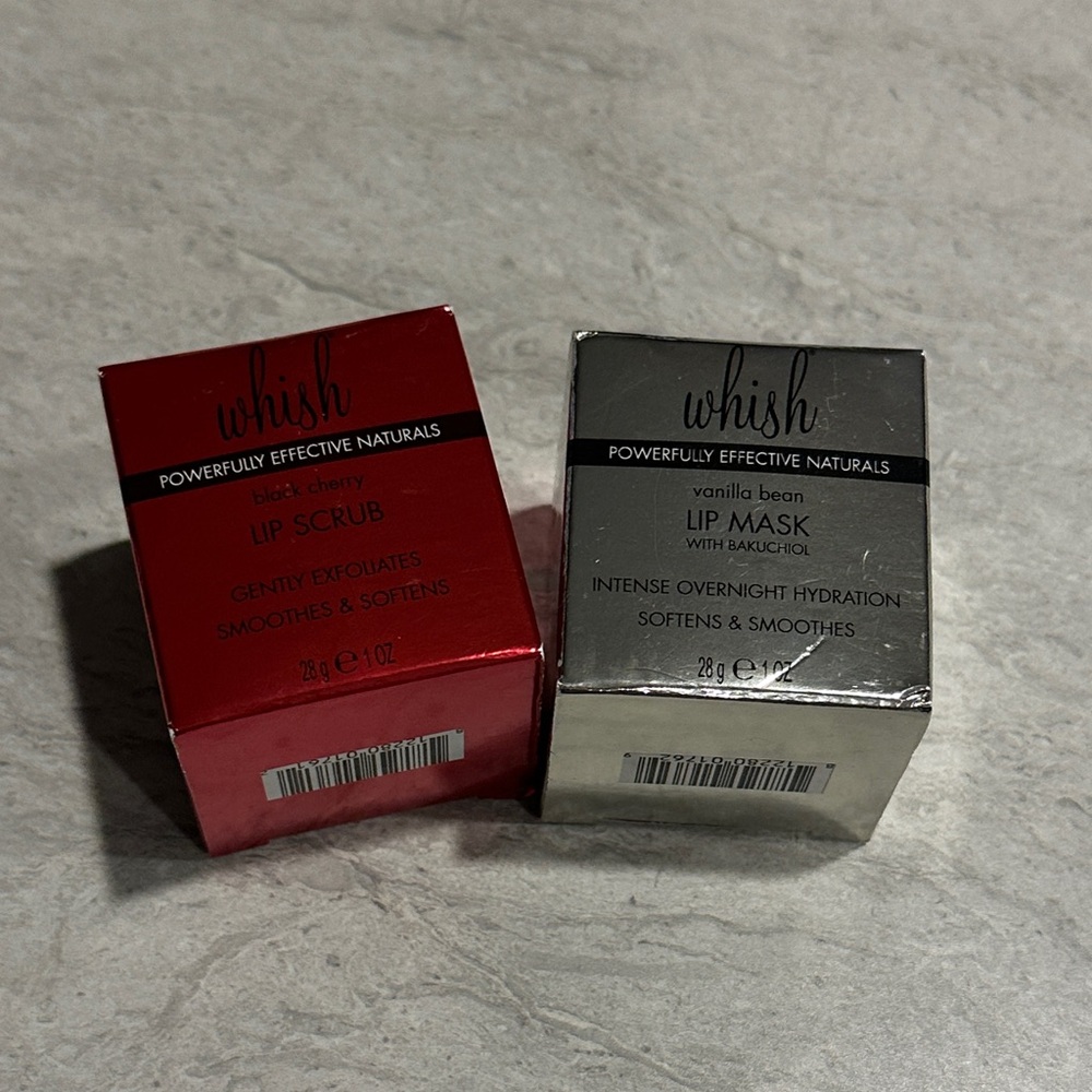 Whish Lip Scrub and Lip Mask Set